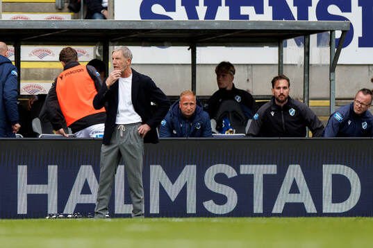 Halmstads tränare Stuart Baxter