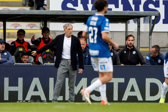 Halmstads tränare Stuart Baxter