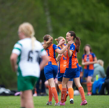 i matchen i Kvantum Cup (FCH/IFKHlm), 9-manna, flickor