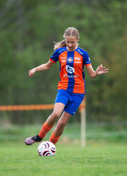i matchen i Kvantum Cup (FCH/IFKHlm), 9-manna, flickor