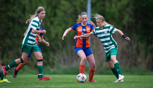 i matchen i Kvantum Cup (FCH/IFKHlm), 9-manna, flickor
