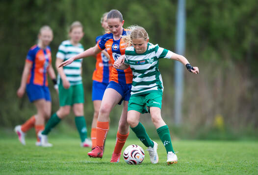 i matchen i Kvantum Cup (FCH/IFKHlm), 9-manna, flickor