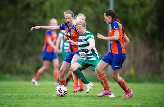 i matchen i Kvantum Cup (FCH/IFKHlm), 9-manna, flickor