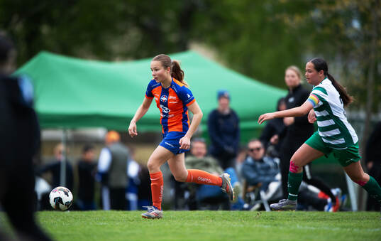 i matchen i Kvantum Cup (FCH/IFKHlm), 9-manna, flickor