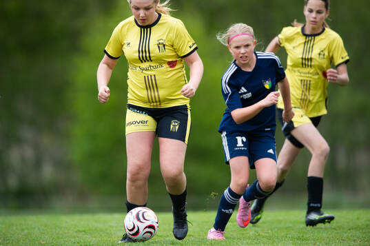 i matchen i Kvantum Cup (FCH/IFKHlm), 9-manna, flickor