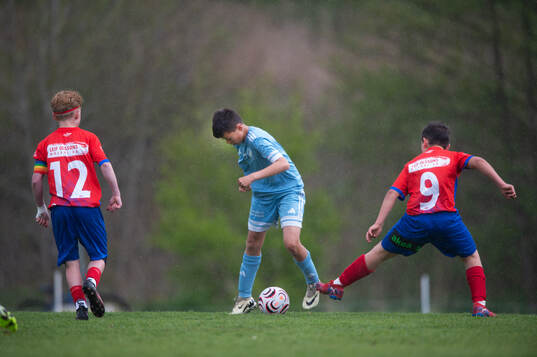 i matchen i Kvantum Cup (FCH/IFKHlm), 9-manna, pojkar