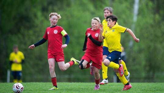 i matchen i Kvantum Cup (FCH/IFKHlm), 9-manna, pojkar