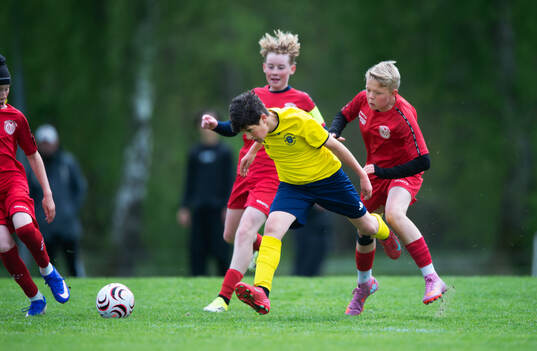 i matchen i Kvantum Cup (FCH/IFKHlm), 9-manna, pojkar