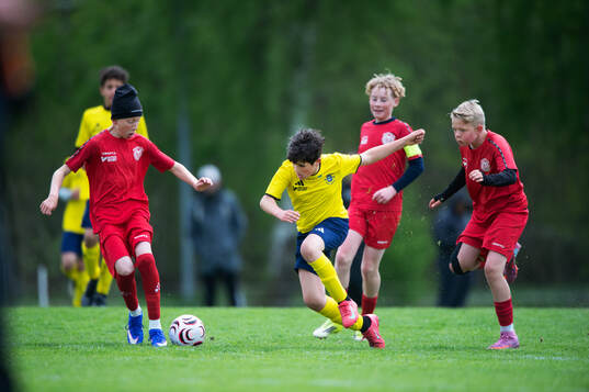 i matchen i Kvantum Cup (FCH/IFKHlm), 9-manna, pojkar