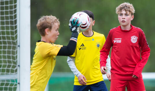 i matchen i Kvantum Cup (FCH/IFKHlm), 9-manna, pojkar