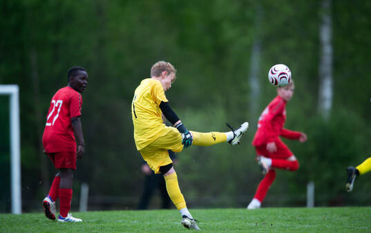 i matchen i Kvantum Cup (FCH/IFKHlm), 9-manna, pojkar