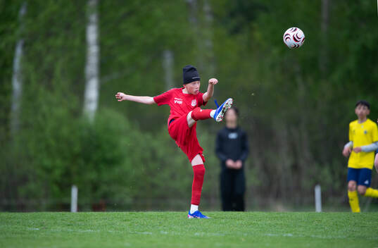 i matchen i Kvantum Cup (FCH/IFKHlm), 9-manna, pojkar
