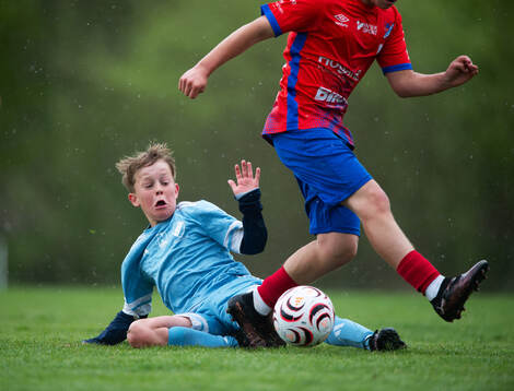 i matchen i Kvantum Cup (FCH/IFKHlm), 9-manna, pojkar