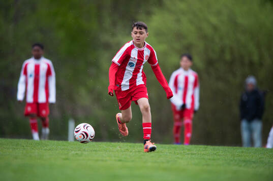 i matchen i Kvantum Cup (FCH/IFKHlm), 9-manna, pojkar