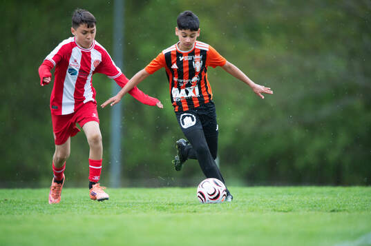 i matchen i Kvantum Cup (FCH/IFKHlm), 9-manna, pojkar