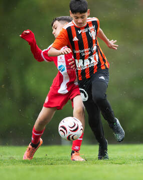 i matchen i Kvantum Cup (FCH/IFKHlm), 9-manna, pojkar