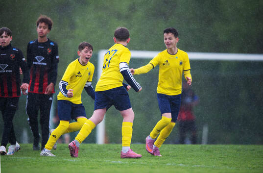 i matchen i Kvantum Cup (FCH/IFKHlm), 9-manna, pojkar