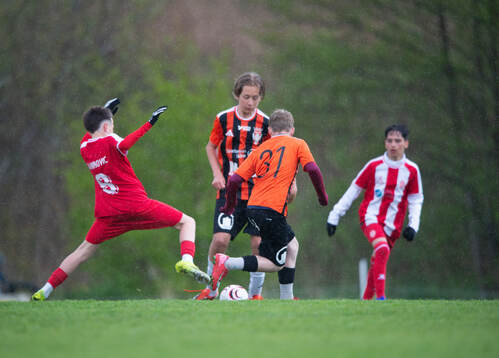 i matchen i Kvantum Cup (FCH/IFKHlm), 9-manna, pojkar