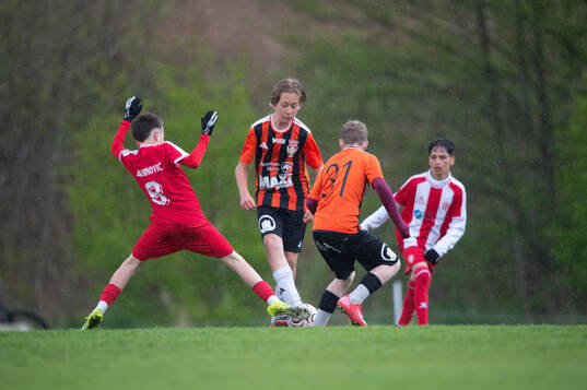 i matchen i Kvantum Cup (FCH/IFKHlm), 9-manna, pojkar