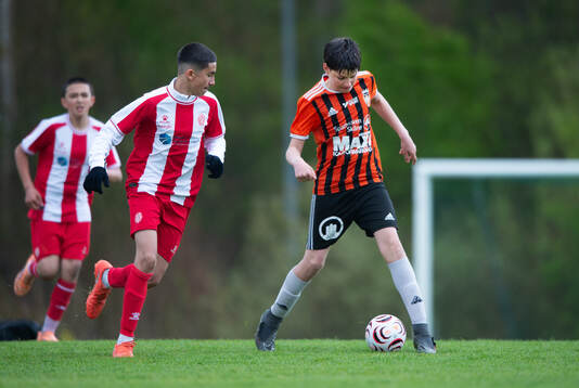 i matchen i Kvantum Cup (FCH/IFKHlm), 9-manna, pojkar