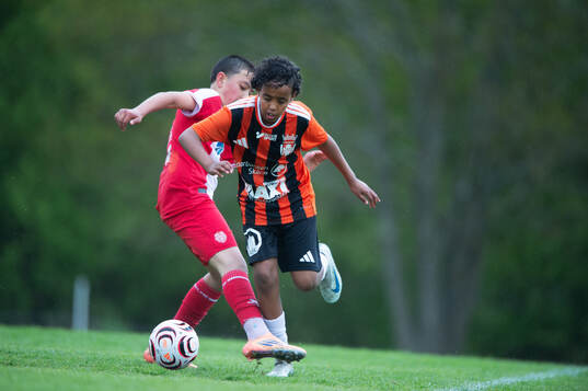 i matchen i Kvantum Cup (FCH/IFKHlm), 9-manna, pojkar