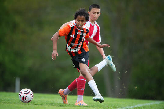 i matchen i Kvantum Cup (FCH/IFKHlm), 9-manna, pojkar