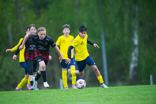 i matchen i Kvantum Cup (FCH/IFKHlm), 9-manna, pojkar