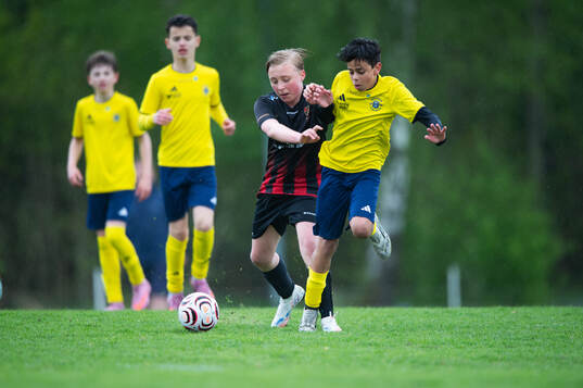i matchen i Kvantum Cup (FCH/IFKHlm), 9-manna, pojkar