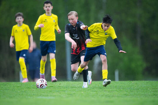 i matchen i Kvantum Cup (FCH/IFKHlm), 9-manna, pojkar