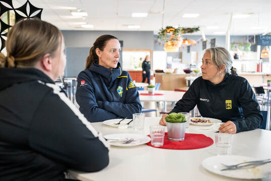Instruktör från Svenska Fotbollsförbundet och ledare