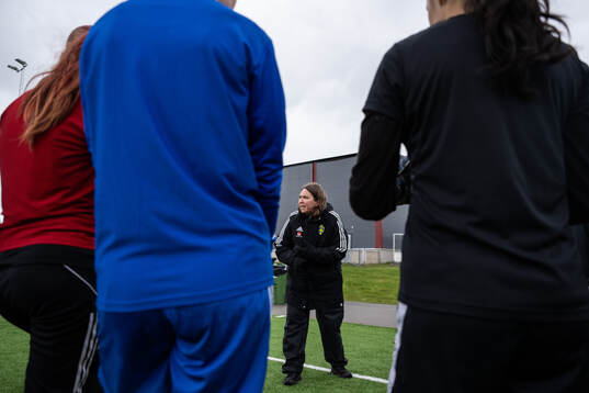 Karin Breding, målvaktsinstruktör Svenska