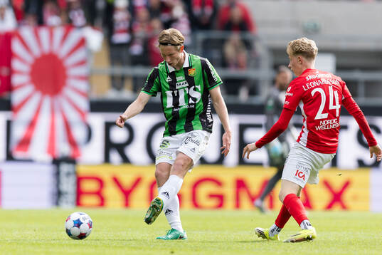 GAISs Robin Frej och Degerfors Olle Leonardsson