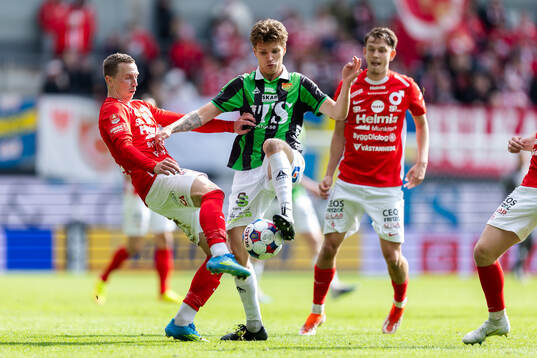Degerfors Erik Lindell och GAIS Lucas Hedlund