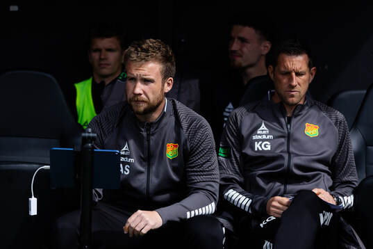 GAIS assisterande tränare Alexander Severin och