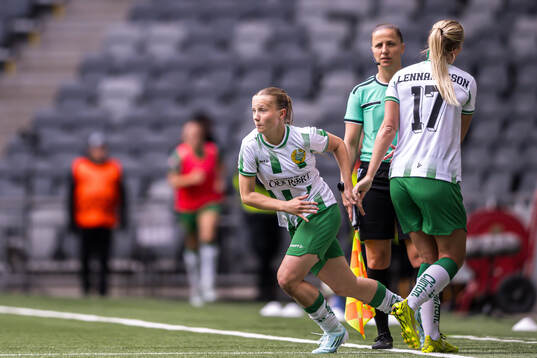 Hammarbys Fanny Peterson och Stina Lennartsson