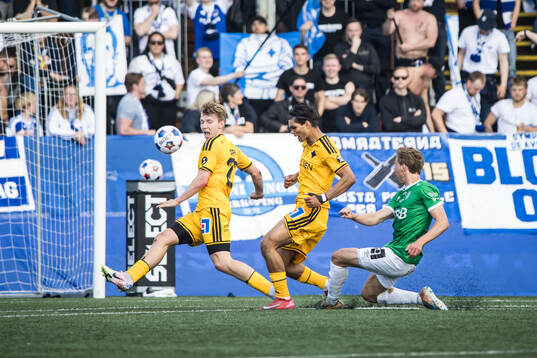 IFK Norrköpings Aleksander Opsahl och Noel Sernelius och