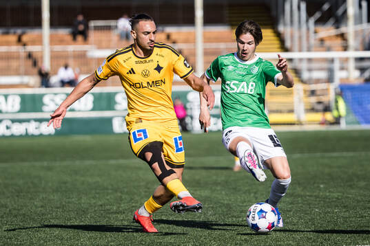 IFK Norrköpings Moutaz Neffati och Brages Oliwer Stark