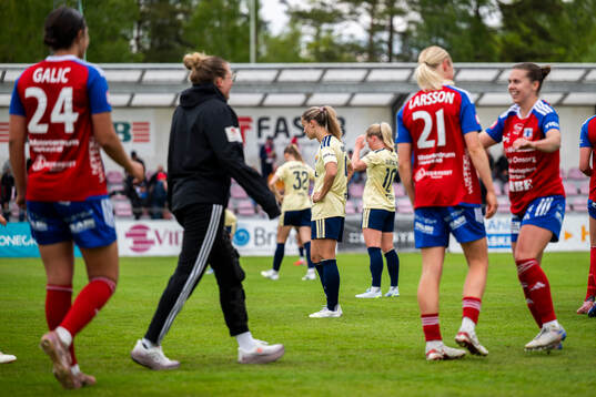 Djurgårdens Johanna Renmark deppar