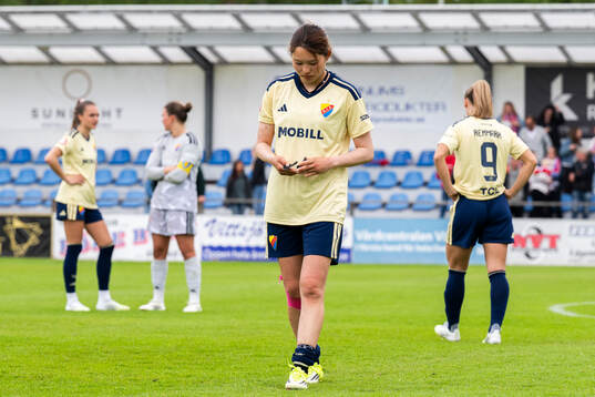 Djurgårdens Maho Hirosawa deppar