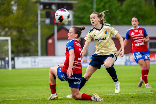 Julia Tunturi och Djurgårdens Fabienne Bartholdson