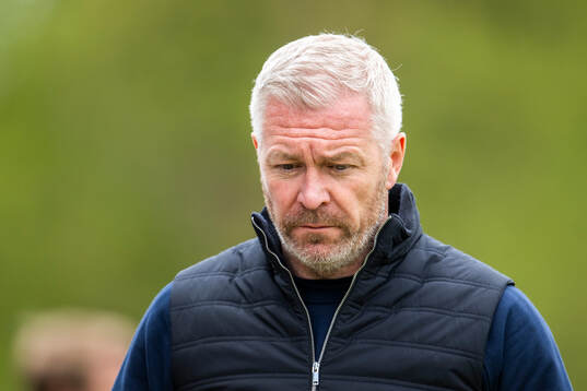 Djurgårdens tränare Willie Kirk deppar
