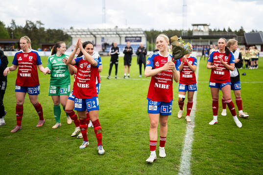 Vittsjös Milla Larsson jublar