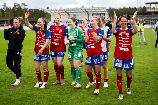 Vittsjös spelare jublar