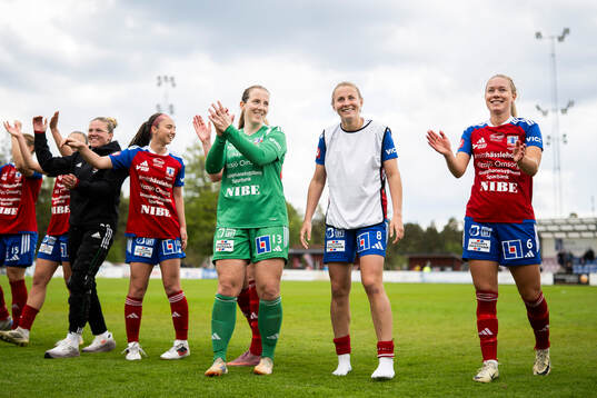 Vittsjös spelare jublar