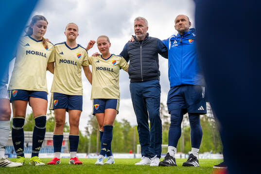 Djurgårdens tränare Willie Kirk deppar