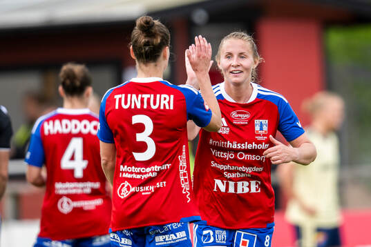 Vittsjös Sofie Rewucha och Julia Tunturi