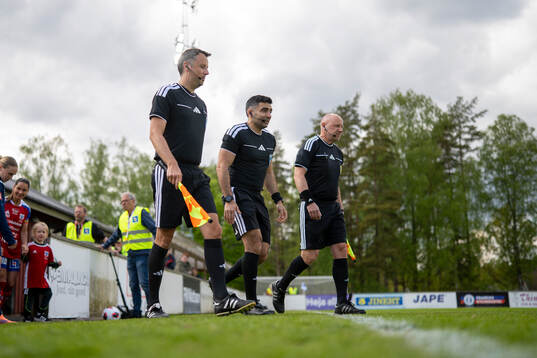 Domare George Jansizian, assisterande domare Magnus