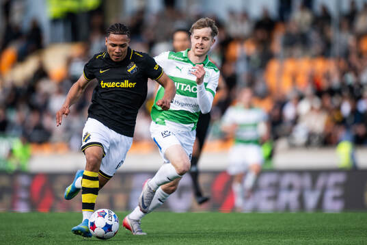 AIKs Kevin Filling och Västerås Victor Wernersson