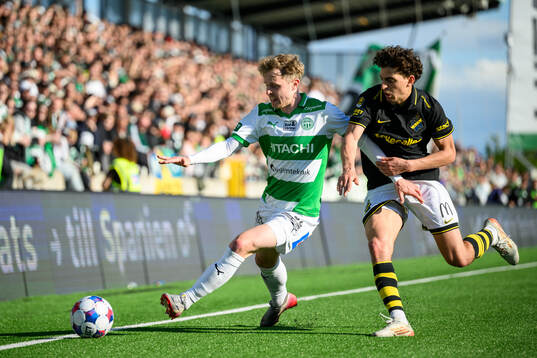 Västerås Victor Wernersson och AIKs Taha Ayari