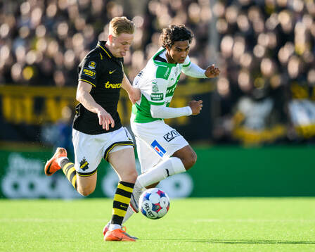 AIKs Sixten Gustafsson och Västerås Jonathan Karlsson